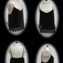 Made to Measure Black Silk Velvet Camisole