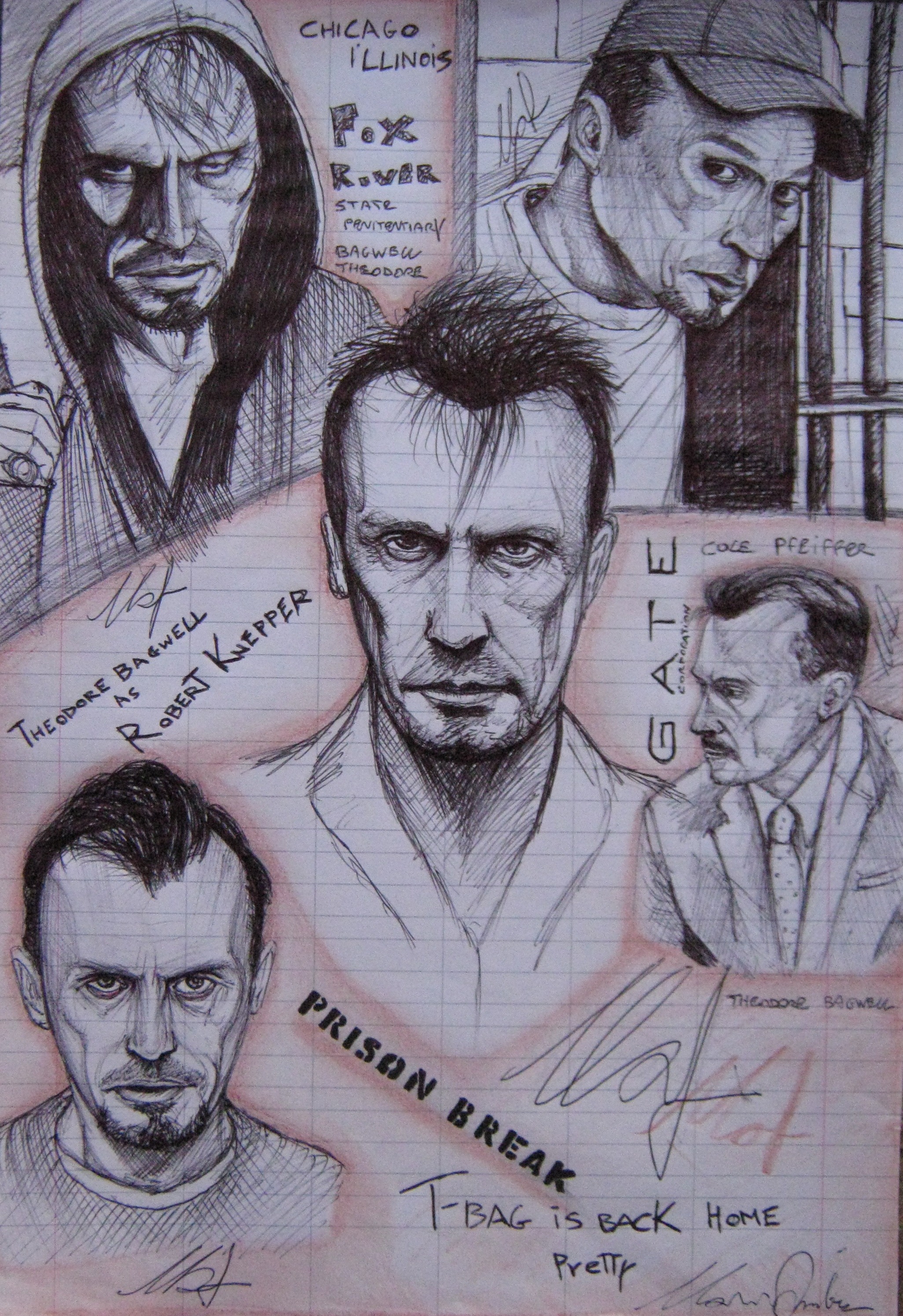 Theodore Bagwell-Tbag, Prison Break Tribute by ANDREAMARINO93