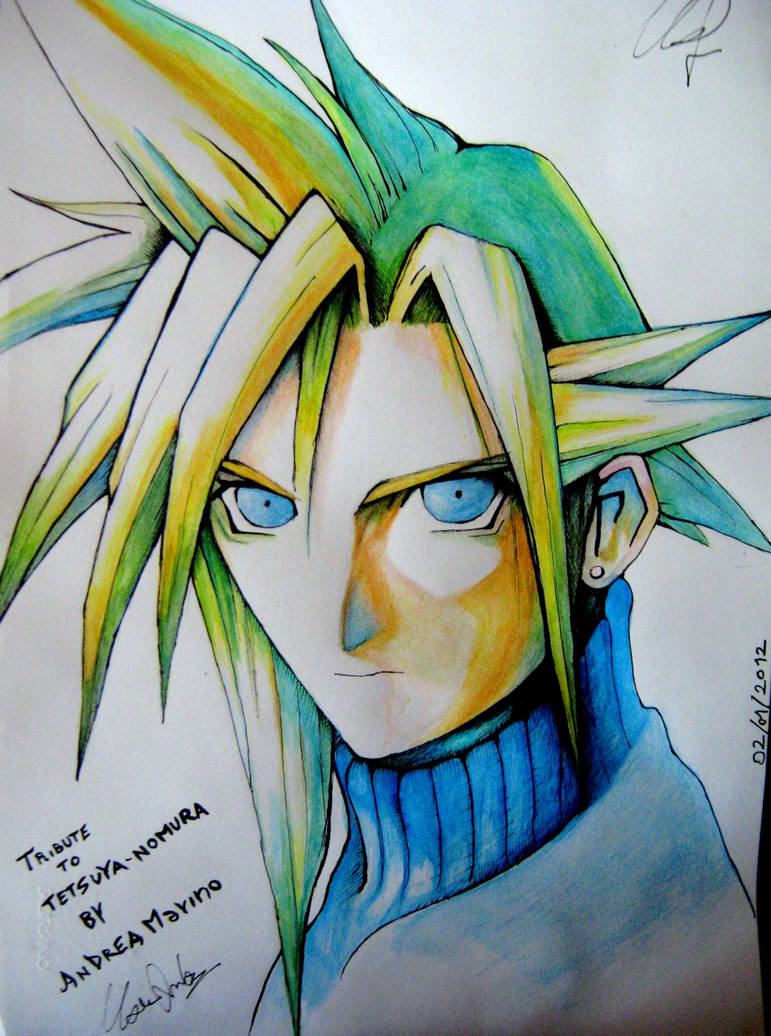 Cloud Strife FF VII Tribute by ANDREAMARINO93