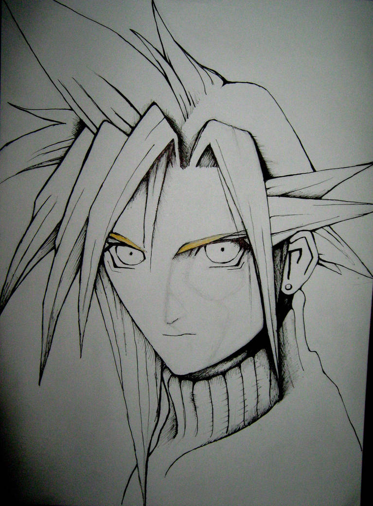 Cloud Strife FF VII first phase by ANDREAMARINO93