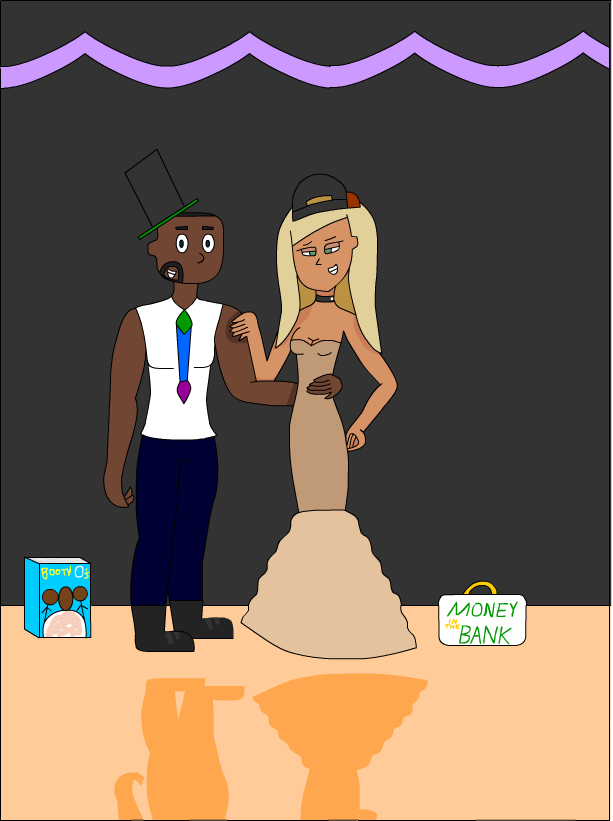 Big E and Carmella- Mixed Match Prom