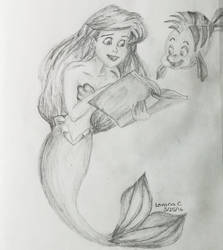 The Little Mermaid~ Ariel Sketch