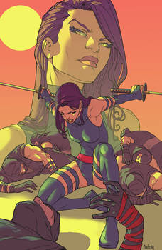 Psylocke vs ninjas