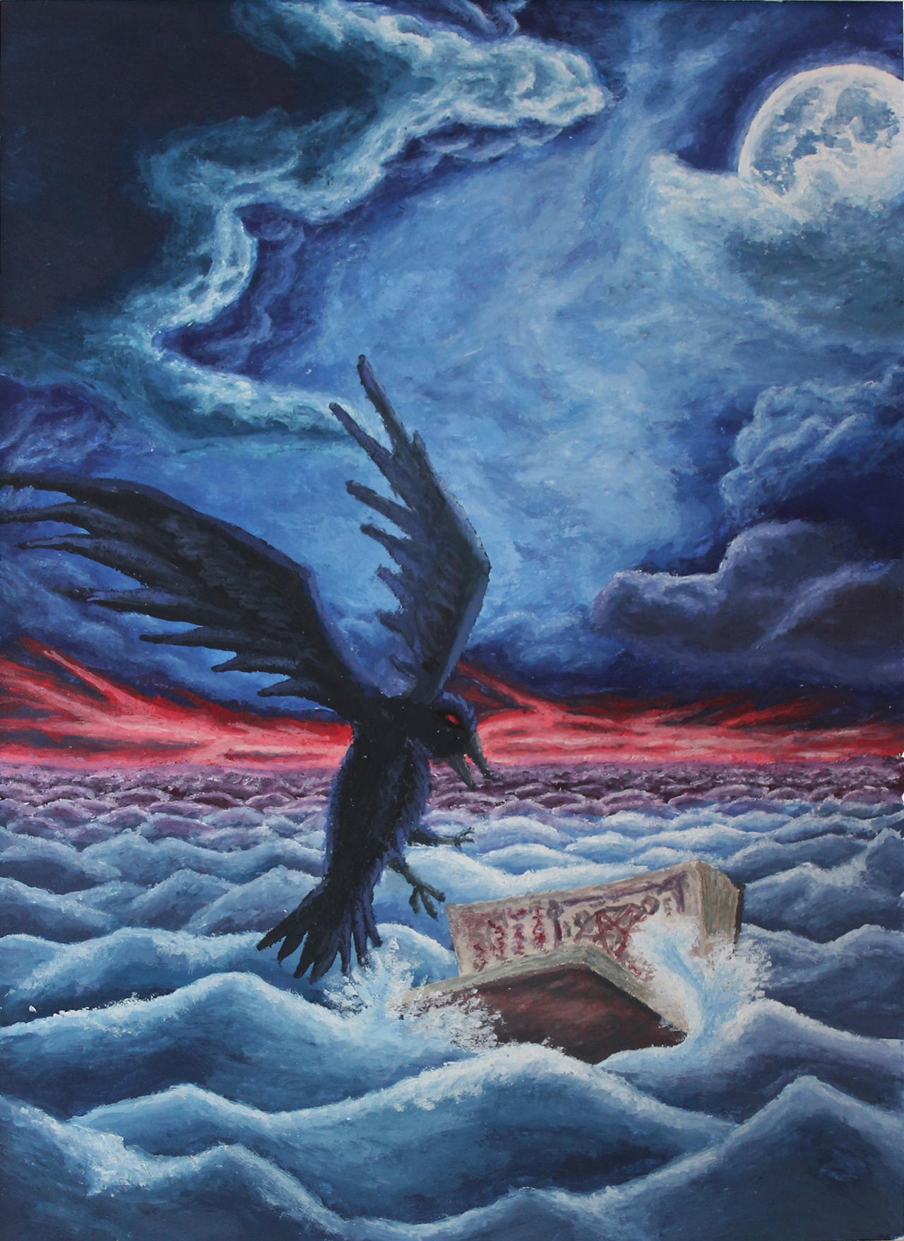 Raven Ocean Ocean, book, raven by Ezorh on DeviantArt