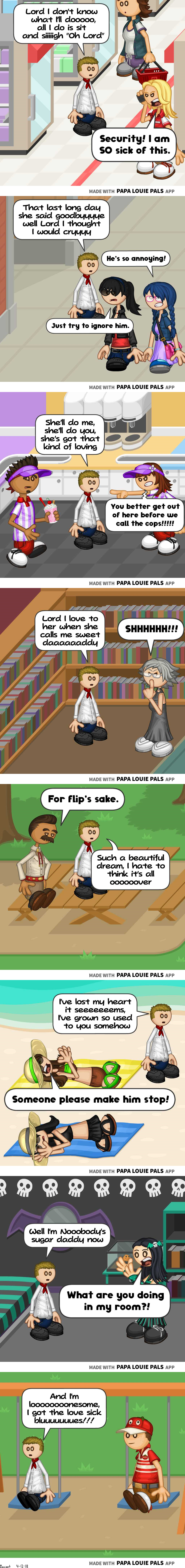 Papa Louie Games Memes - First day by ViralTyphlosion on DeviantArt