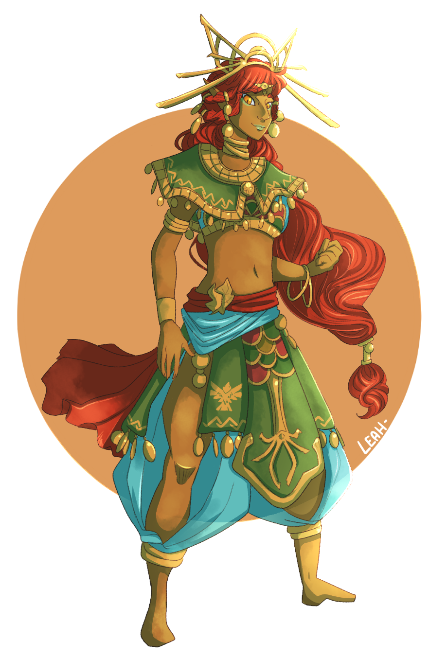 Leah Gerudo Version Zelda Botw By Leahfoxden On Deviantart