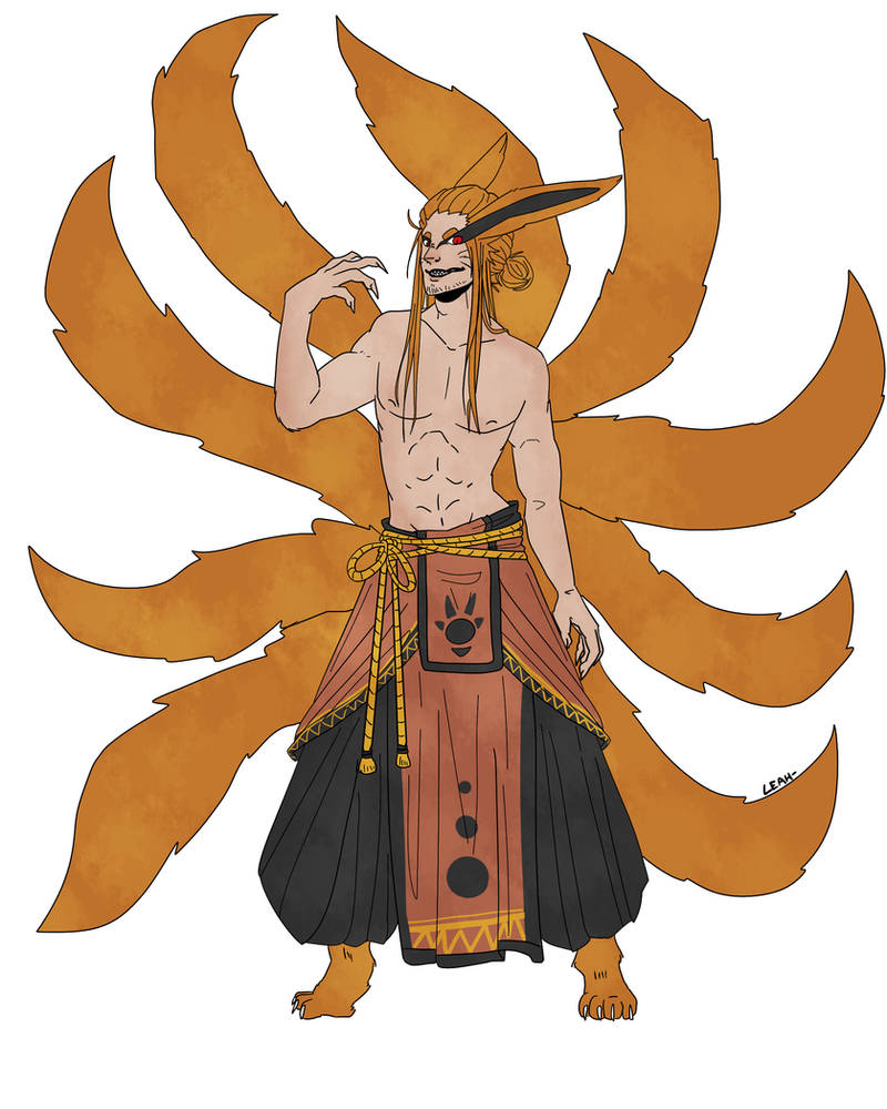 Humanoid Kurama By LeahFoxDen On DeviantArt humanoid-kurama-by-leahfoxden-on-deviantart