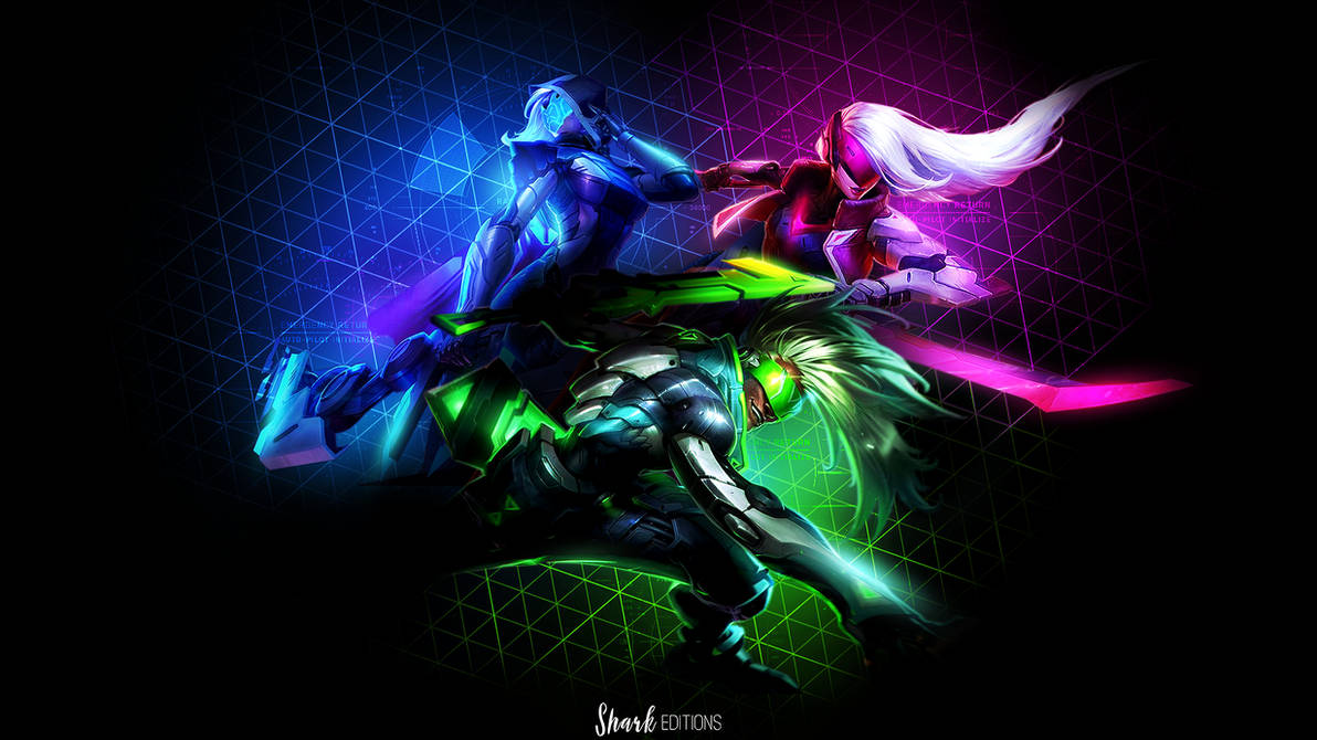 Project Katarina, Ekko and Ashe Wallpaper V2 by LeftLucy on DeviantArt