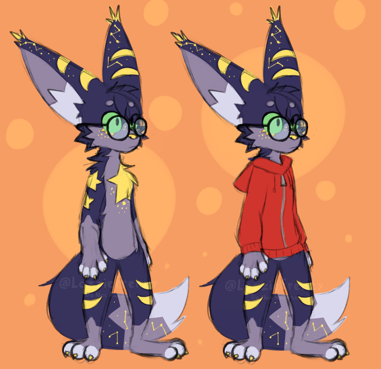 Fox Rabbit Fursona Finnick The Fennec Fox (Fursona) by LozzieFrenzy on DeviantArt