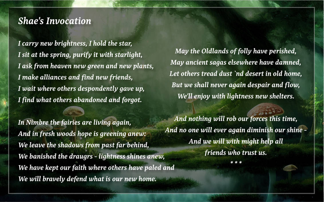 Shae's Invocation by OfTheDunes on DeviantArt