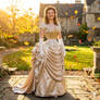 Raffaella in her own 1880s Victorian bridal gown
