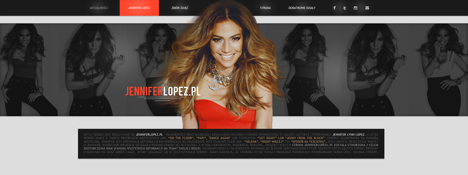 Jennifer Lopez - Layout