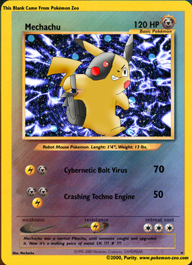 Treecachu Card Mechachu Card by Mechachu2000 on DeviantArt