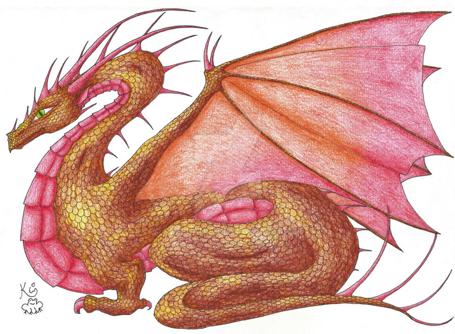 Autumn coloured dragon