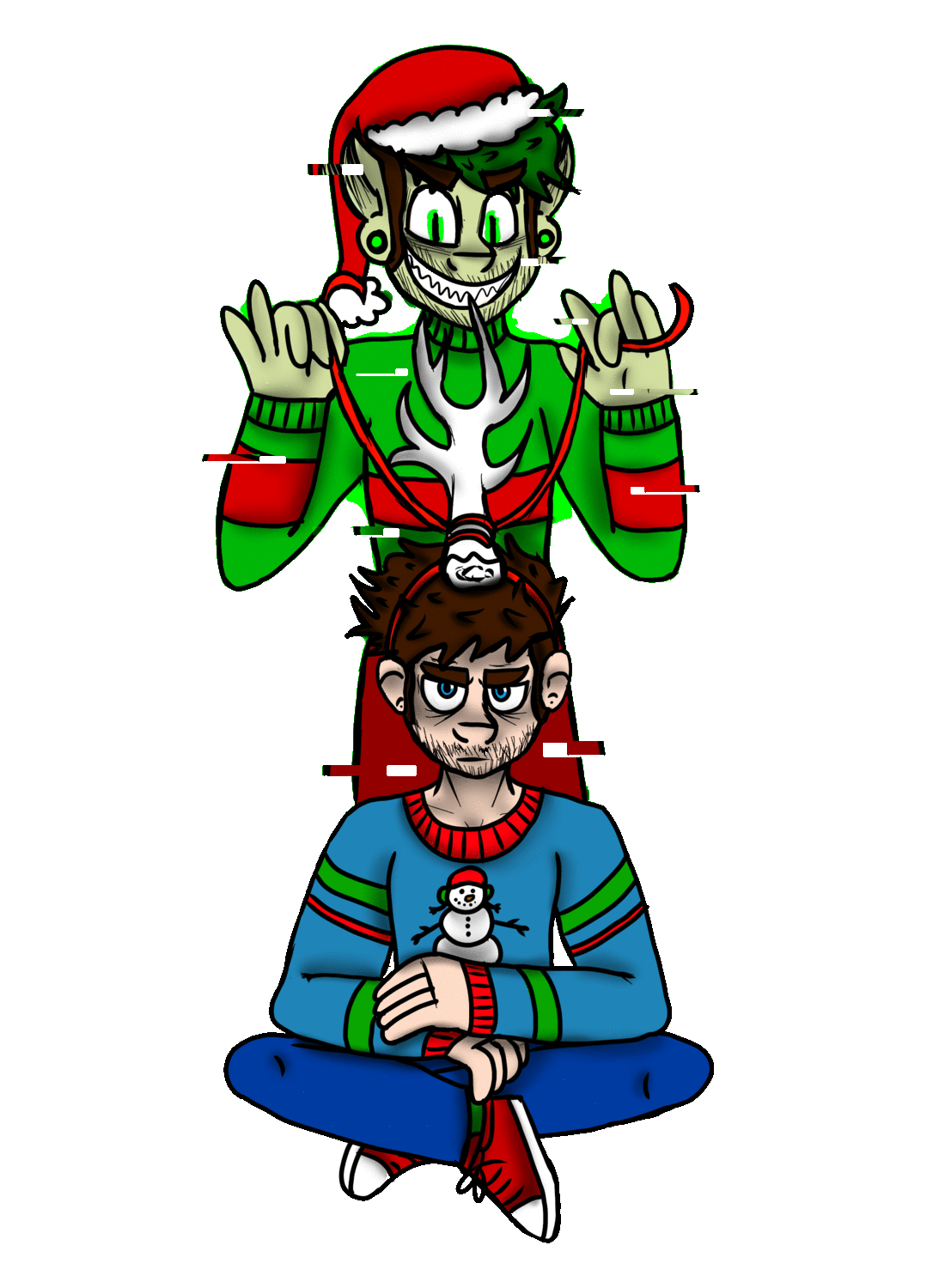 Glitch Grinch Gif by InspiredByArt321 on DeviantArt