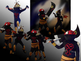 Pirate and Air Soldier Heartless AX 2013