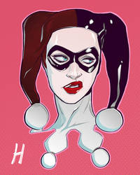 Harley  Quinn_collaboration with BuzzoTano by Entropician