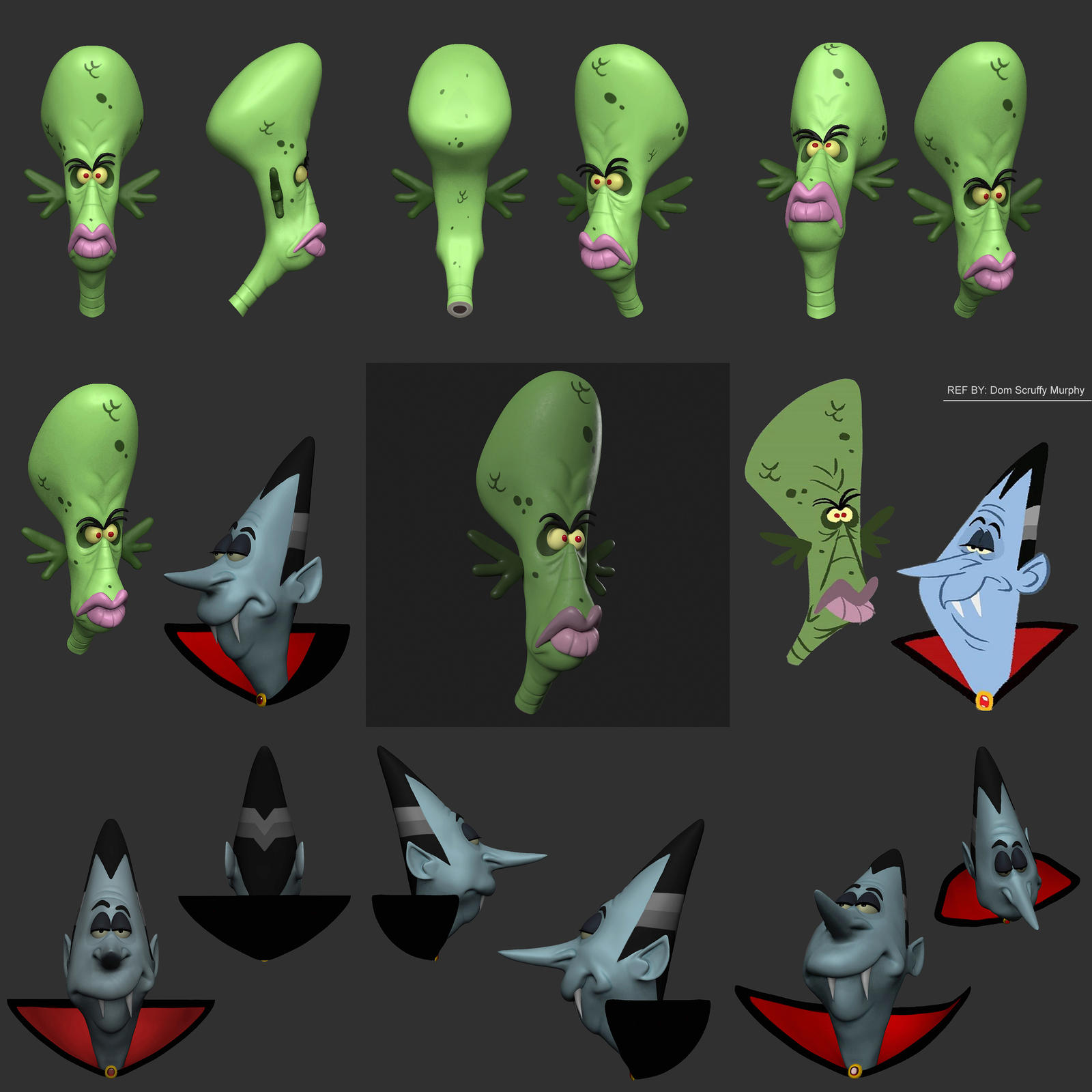 3D monsters bash by Entropician