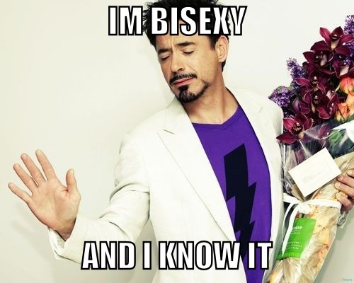 RDJ: Bisexy and I know it.