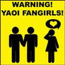 Yaoi Fangirl bumper sticker