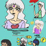 Sesshomaru and Munechika Sketch Dump