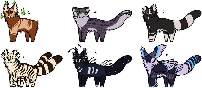 150pt Mutated Cats Adopts (4/6 Open!)