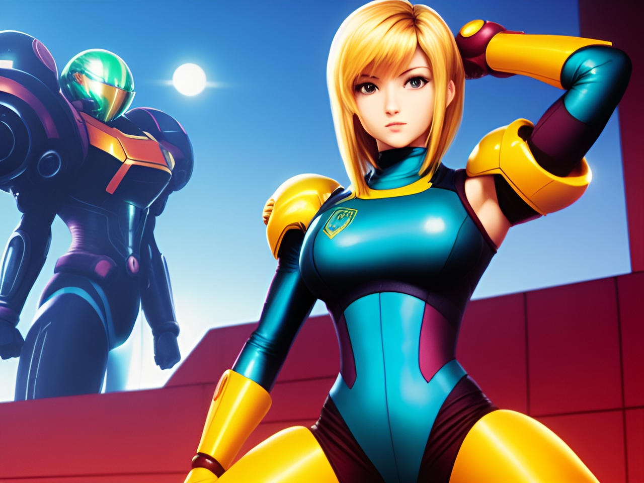 Samus Aran by Iam8lu3 on DeviantArt