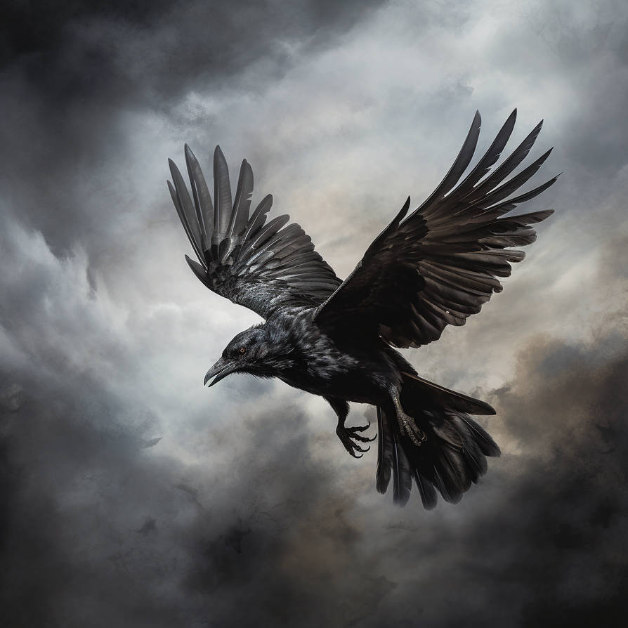 Ethereal raven 2 by Iam8lu3 on DeviantArt