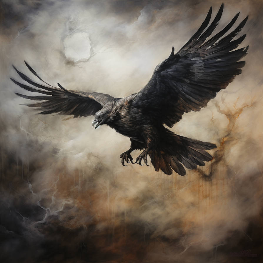Ethereal raven 3 by Iam8lu3 on DeviantArt