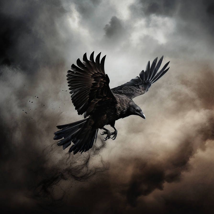 Ethereal raven by Iam8lu3 on DeviantArt