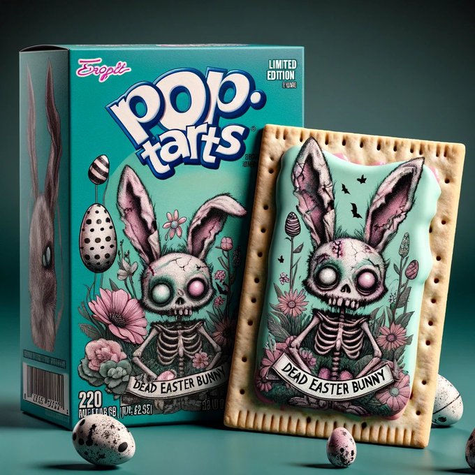 Dead Easter Bunny Pop-Tarts by Iam8lu3 on DeviantArt