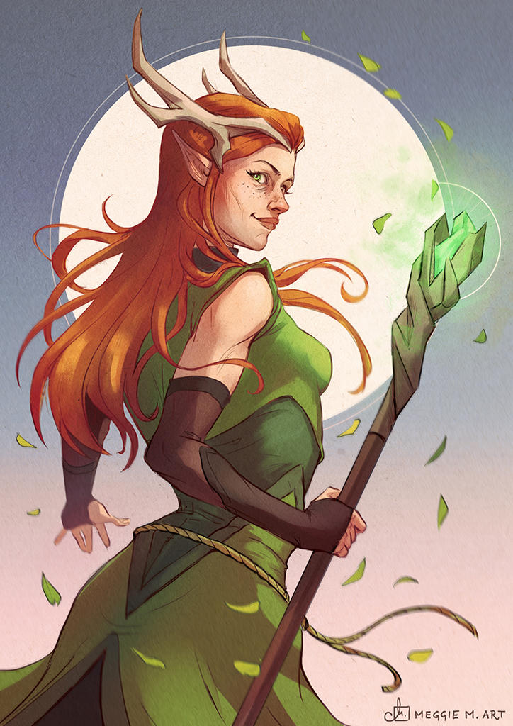 Keyleth Fire Form Keyleth by Meggie-M on DeviantArt