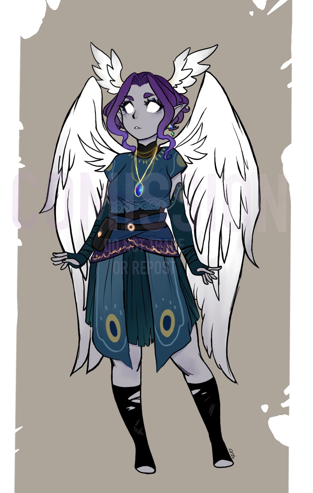 Azumar Dnd Asimar DND commission by DarkCrystalGalaxy on DeviantArt