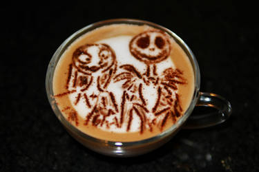 Nightmare Before Christmas - latte art