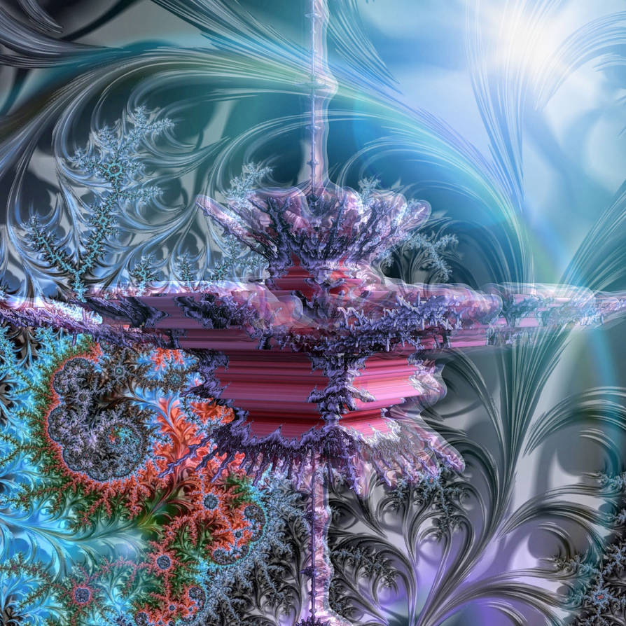 3D Mandelbrot set - Zoom in, No. 03