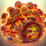 Mandelbulb Mushroom Kingdom by Metafractals