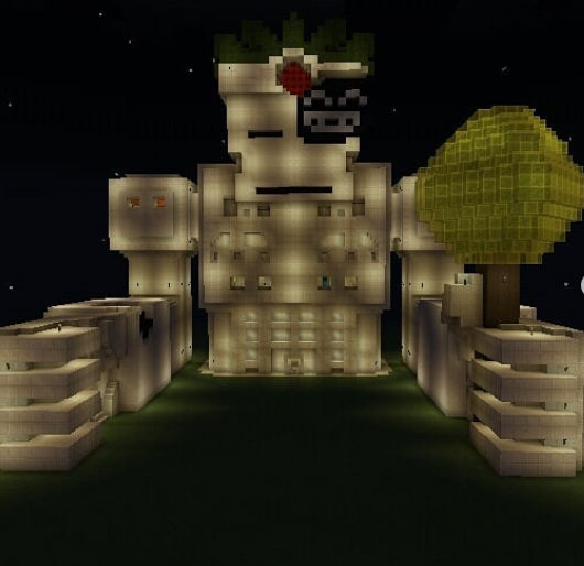 Minecraft Colossus Build Minecraft build! Prehistoric Colossus! Night time by ReTDC on DeviantArt