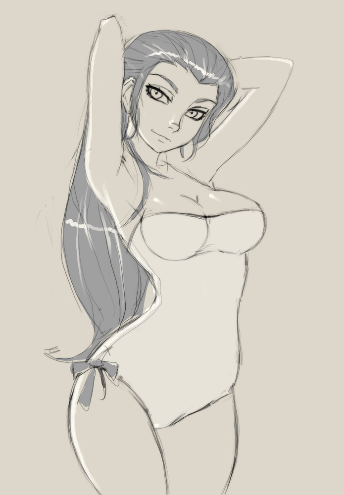 Jessie Swimsuit sketches