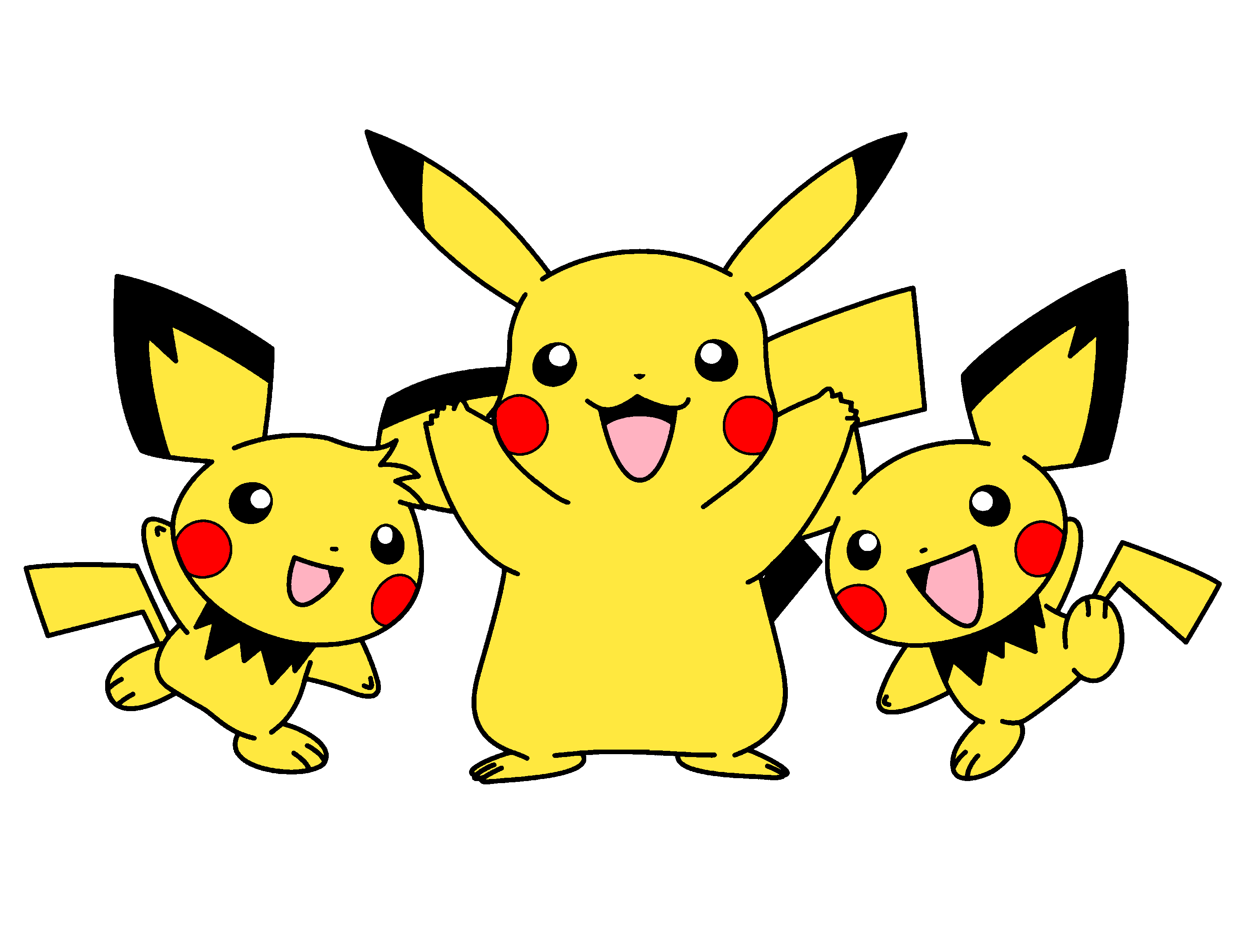 Dessin Pokemon En Couleur Pikachu Pikachu and Pichu by videogamer37 on DeviantArt