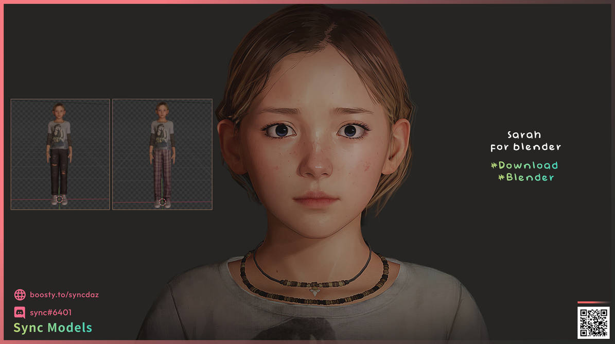 Find an Actor to Play Sarah Miller in The Last Of Us: Part 1 and 2