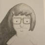 Tina Belcher Graphite Drawing