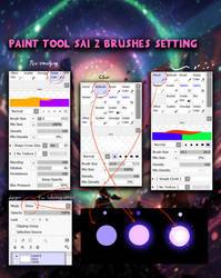 ryky's Brush Settings (PaintTool SAI)