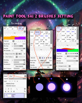 ryky's Brush Settings (PaintTool SAI)