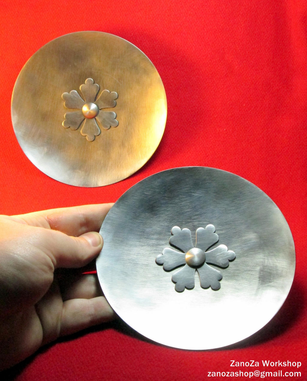 Medieval armor decorated rondel 14-15th c. by zanozashop on DeviantArt