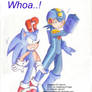 MegaMan and Sonic - Whoa