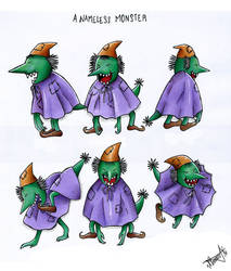 A Nameless Monster - Character study by xXTenmasShadowXx