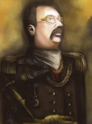 Steampunk general (portrait)