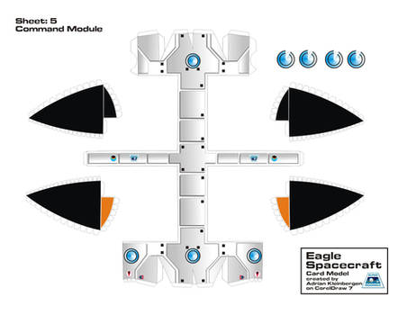 Eagle Card Model Components 4