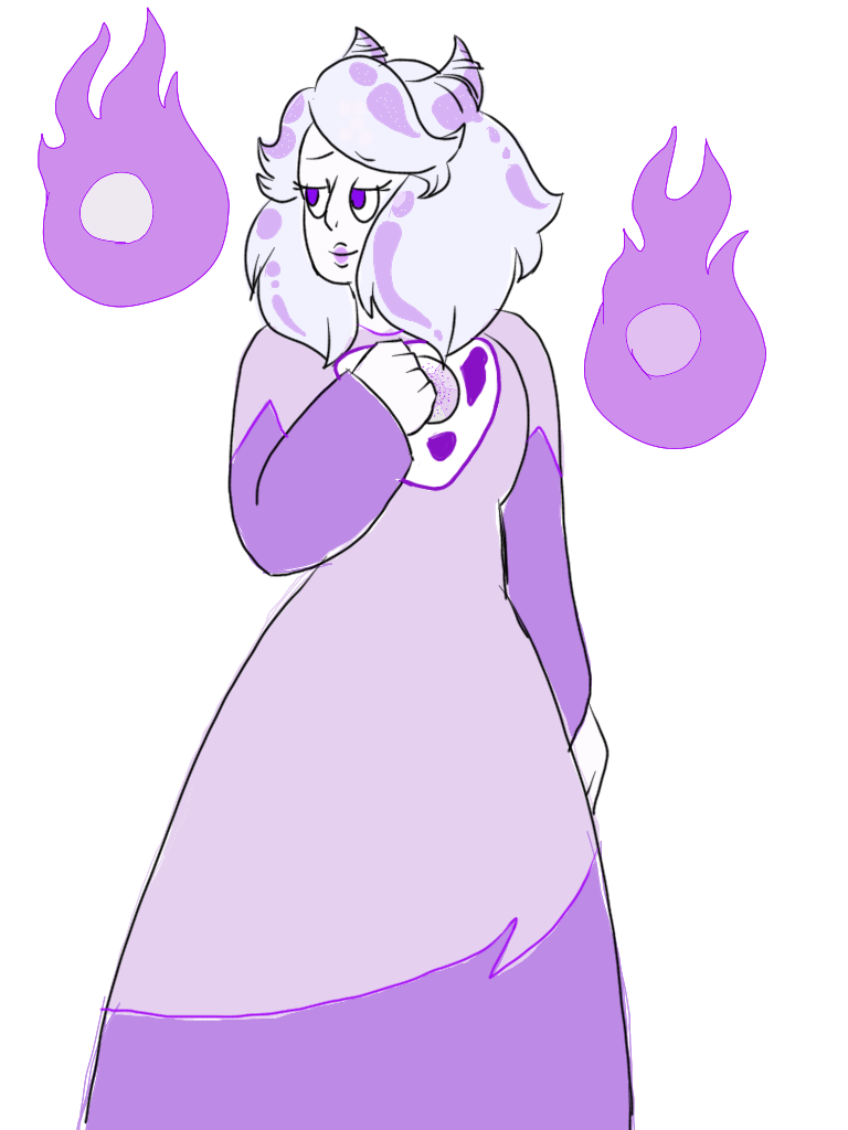 Toriel the (purple) Fire Quartz