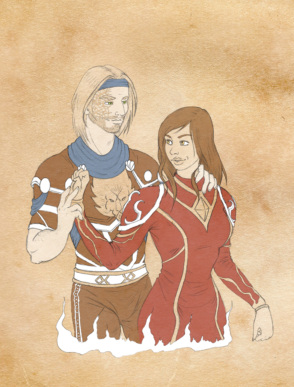 Commission: Loras and Adenah